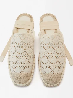 Parfois Alpercatas e Cunhas new|Sapatos Rasos*Alpercatas De Juta Crochet | Cru