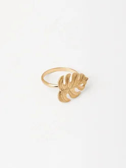 Parfois Anéis*Anel Com Folha | Dourado