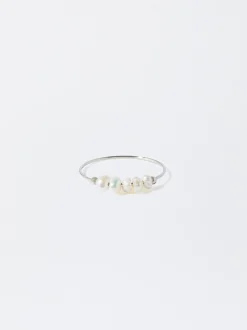 Parfois Bijuteria Delicada|Anéis*Anel Com Pérola De Água Doce Dourado | Prateado