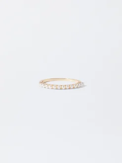 Parfois Bijuteria Delicada|Anéis*Anel Com Pérolas | Dourado