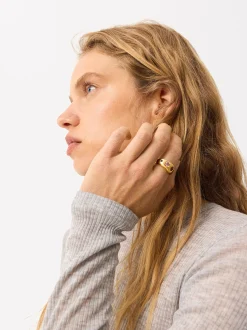 Parfois Premium|Anéis*Anel Com Zircónia Banho Ouro 18k | Dourado