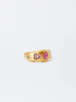 Parfois Premium|Anéis*Anel Com Zircónia Banho Ouro 18k | Dourado
