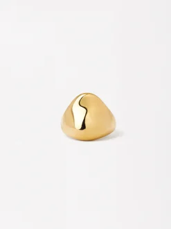 Parfois Aço inoxidável*Anel De Aço Inoxidável | Dourado