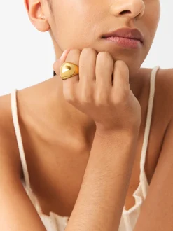Parfois Aço inoxidável*Anel De Aço Inoxidável | Dourado