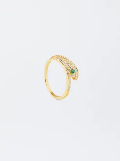 Parfois Prata 925*Anel De Prata 925 Com Zircónias | Multicor