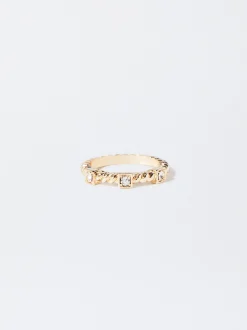 Parfois Anéis*Anel Com Cristais | Dourado