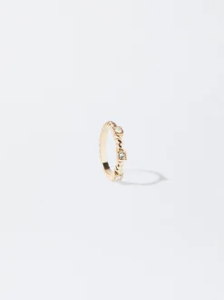 Parfois Anéis*Anel Com Cristais | Dourado