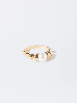 Parfois Anéis*Anel Com Pedra | Dourado