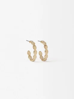 Parfois Bijuteria Delicada|Brincos*Argolas Douradas | Dourado