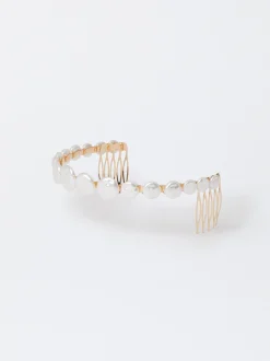 Parfois Acessórios de Cabelo*Bandolete Com Pérolas | Branco