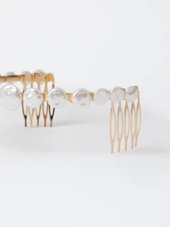 Parfois Acessórios de Cabelo*Bandolete Com Pérolas | Branco