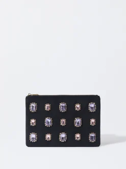Parfois Bolsas Multiusos|Necessaires*Bolsa Multiusos Com Cristais | Preto