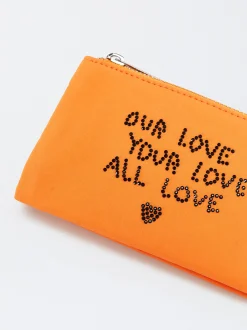 Parfois Bolsas Multiusos|Necessaires*Bolsa Multiusos De Nylon Love | Laranja