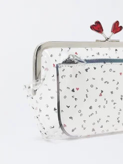 Parfois Bolsas Multiusos|Necessaires*Bolsa Multiusos Estampada Love Fúcsia | FÚcsia