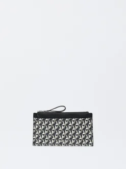 Parfois Porta-moedas*Bolsa Para Moedas Estampada | Preto