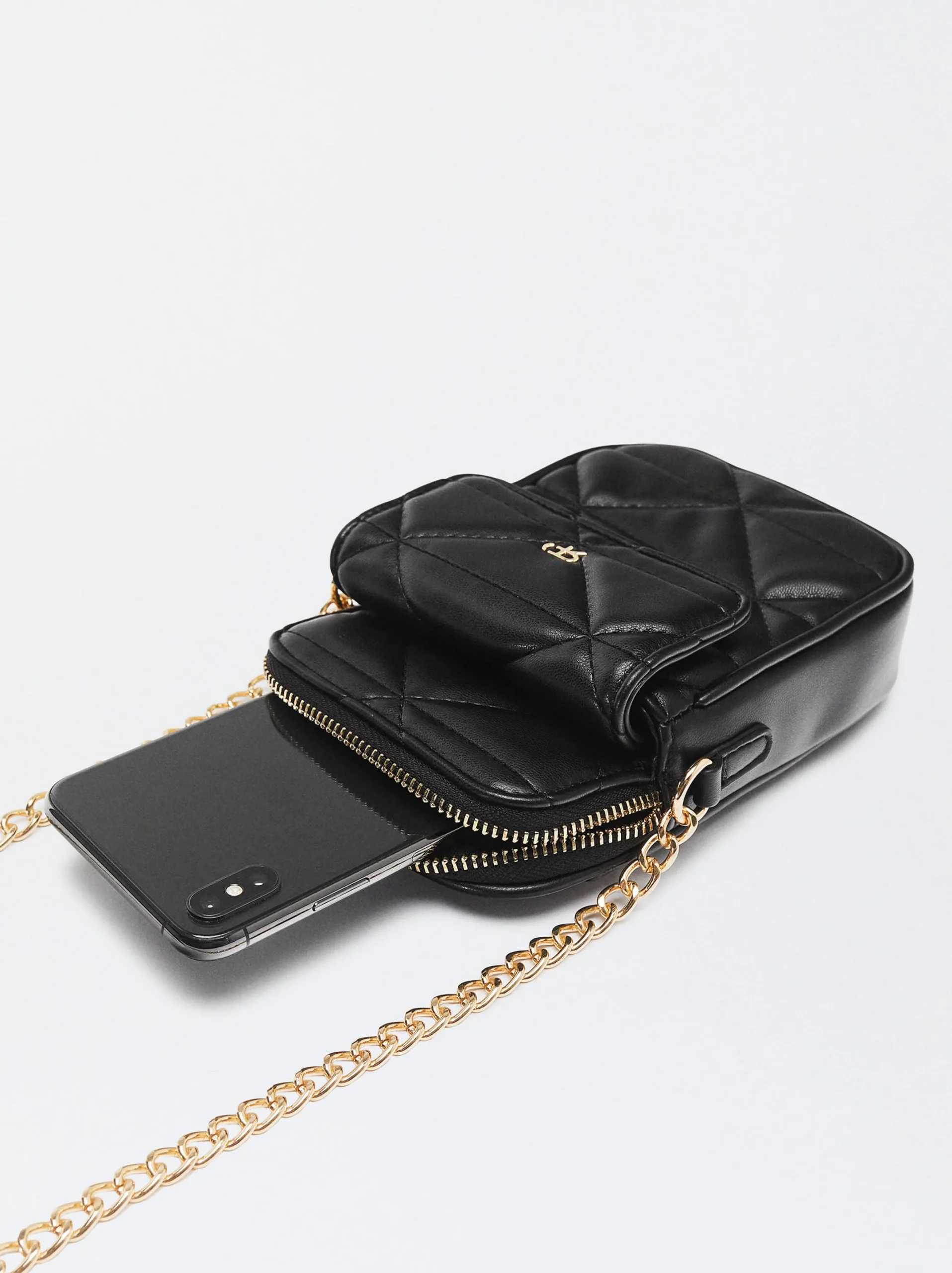 Parfois Acessórios Telemóvel|Bolsas para Telemóvel*Bolsa Para Telemóvel Acolchoada | Preto