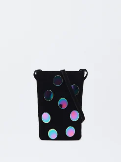 Parfois Acessórios Telemóvel|Bolsas para Telemóvel*Bolsa Para Telemóvel De Camurça | Preto