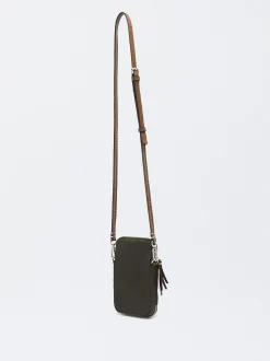 Parfois Acessórios Telemóvel|Básicos*Bolsa Para Telemóvel De Nylon Preto | Caqui