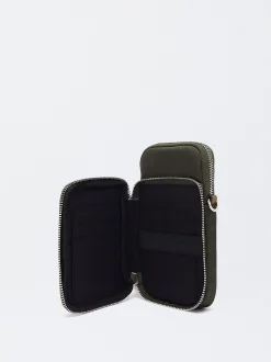 Parfois Acessórios Telemóvel|Básicos*Bolsa Para Telemóvel De Nylon Preto | Caqui