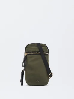 Parfois Acessórios Telemóvel|Bolsas para Telemóvel*Bolsa Para Telemóvel De Nylon Preto | Caqui