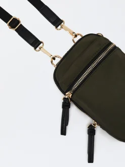 Parfois Acessórios Telemóvel|Bolsas para Telemóvel*Bolsa Para Telemóvel De Nylon Preto | Caqui