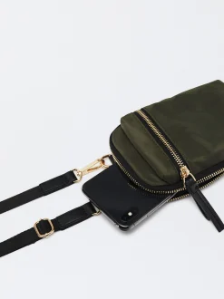 Parfois Acessórios Telemóvel|Bolsas para Telemóvel*Bolsa Para Telemóvel De Nylon Preto | Caqui