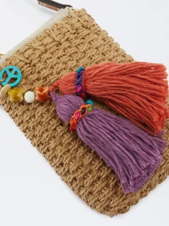 Parfois Acessórios Telemóvel|Bolsas para Telemóvel*Bolsa Para Telemóvel Efeito Palha Natural | NC