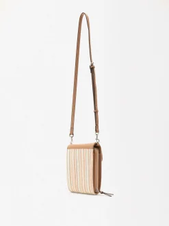 Parfois Acessórios Telemóvel|Bolsas para Telemóvel*Bolsa Para Telemóvel Efeito Palha Natural | Camel