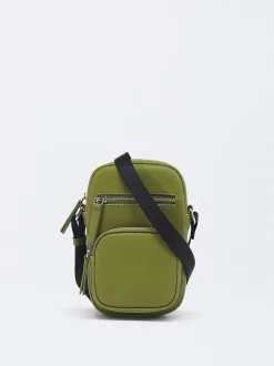 Parfois Acessórios Telemóvel|Bolsas para Telemóvel*Bolsa Para Telemóvel Efeito Nylon | Caqui