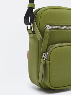 Parfois Acessórios Telemóvel|Bolsas para Telemóvel*Bolsa Para Telemóvel Efeito Nylon | Caqui