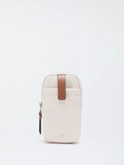 Parfois Acessórios Telemóvel|Bolsas para Telemóvel*Bolsa Para Telemóvel Efeito Nylon Preto | Cru