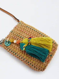 Parfois Acessórios Telemóvel|Bolsas para Telemóvel*Bolsa Para Telemóvel Efeito Palha Natural | NC