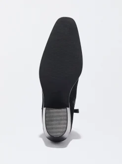 Parfois Pele|Botas e Botins*Botins Cowboy Em Pele Com Tacão | Preto
