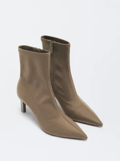 Parfois Botas e Botins*Botins Tecido Elástico Preto | Castanho