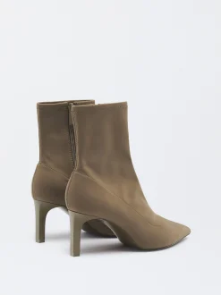 Parfois Botas e Botins*Botins Tecido Elástico Preto | Castanho