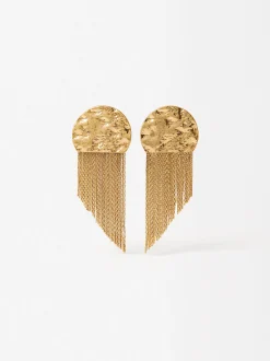 Parfois Bijuteria de festa new|Brincos*Brincos Cascata Com Efeito Martelado | Dourado