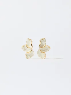 Parfois Básicos|Brincos*Brincos Com Flor | Dourado