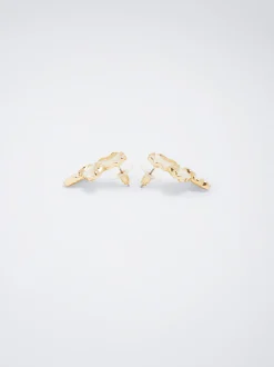 Parfois Básicos|Brincos*Brincos Com Flor | Dourado