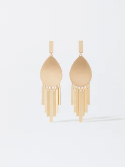 PARFOIS Brincos*Brincos s Com Efeito Mate | Dourado