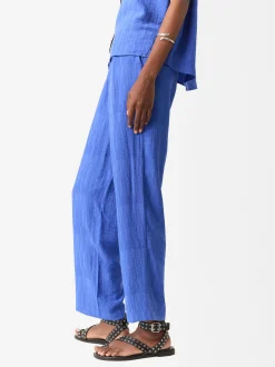 Parfois Básicos|Calças*Calças Em Jacquard Bege | Azul