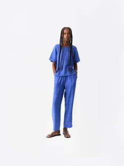 Parfois Básicos|Calças*Calças Em Jacquard Bege | Azul
