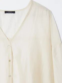 Parfois Básicos|Camisas*Camisa De Lyocell | Cru