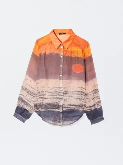 Parfois Camisas*Camisa Estampada Azul | Laranja