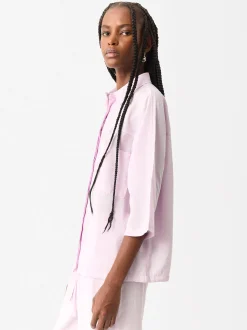 Parfois Básicos|Camisas*Camisa Fluida Com Botões Verde | Lil&aacute;s