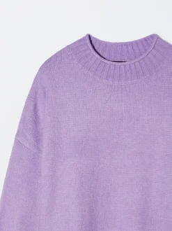 Parfois Básicos|Malha*Camisola De Malha Com Lã Lilás | Lil&aacute;s