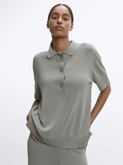 Parfois Básicos|Malha*Camisola De Malha De Manga Curta | Verde
