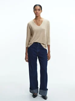Parfois Básicos|Malha*Camisola De Malha Metalizada Cinzento | Cru