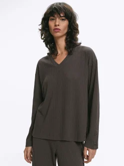 Parfois Básicos|Tops e T-shirts*Camisola Decote Em V | Verde