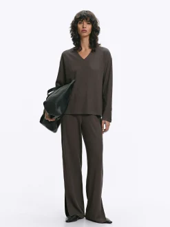 Parfois Básicos|Tops e T-shirts*Camisola Decote Em V | Verde