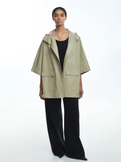 Parfois Blazers e Casacos*Capa Com Capuz | Caqui